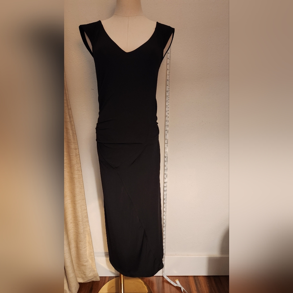 Womens mid-section wrap sleeveless dress size small